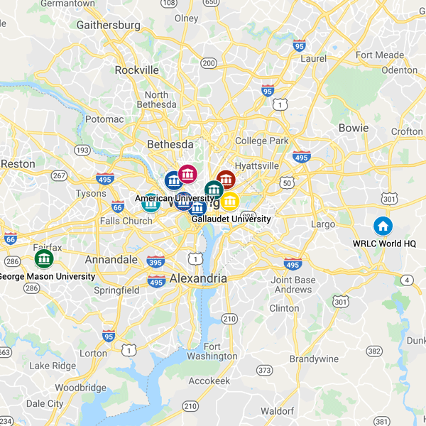 WRLC Membership Map